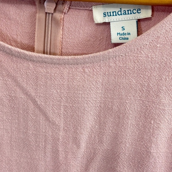 Sundance Pink Ruffled Relaxed T-Shirt Blouse - Picture 3 of 4
